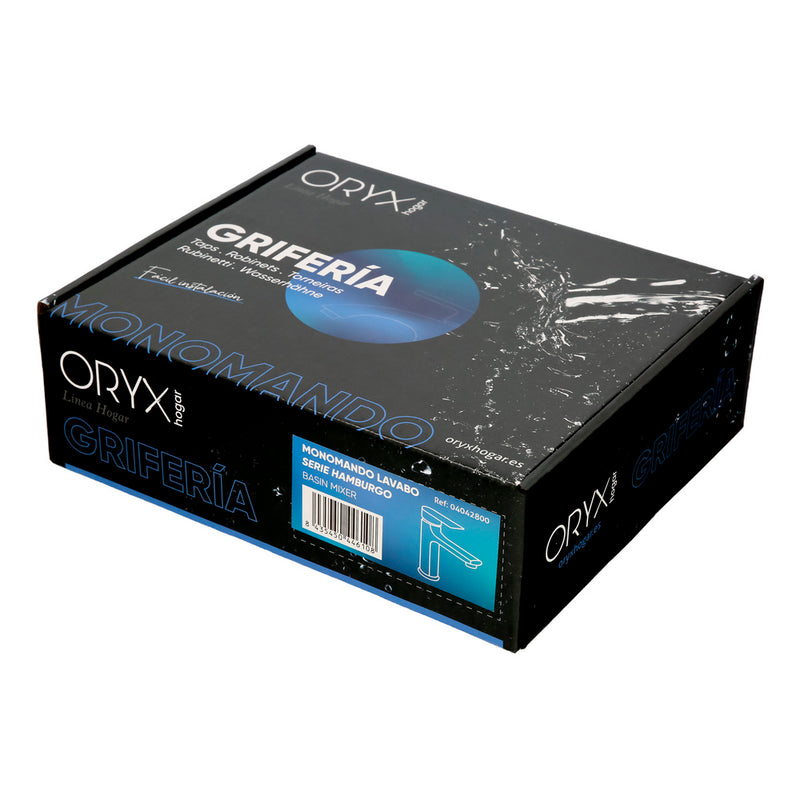 Monomando lavabo "hamburgo" grifo baño, grifo encimera, grifo cocina, grifo mezclador. cartucho ceramico ø 35 mm