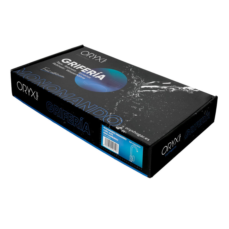 Monomando fregadero cocina "hamburgo" grifo baño, grifo encimera, grifo cocina, grifo mezclador. cartucho ceramico ø 35 mm