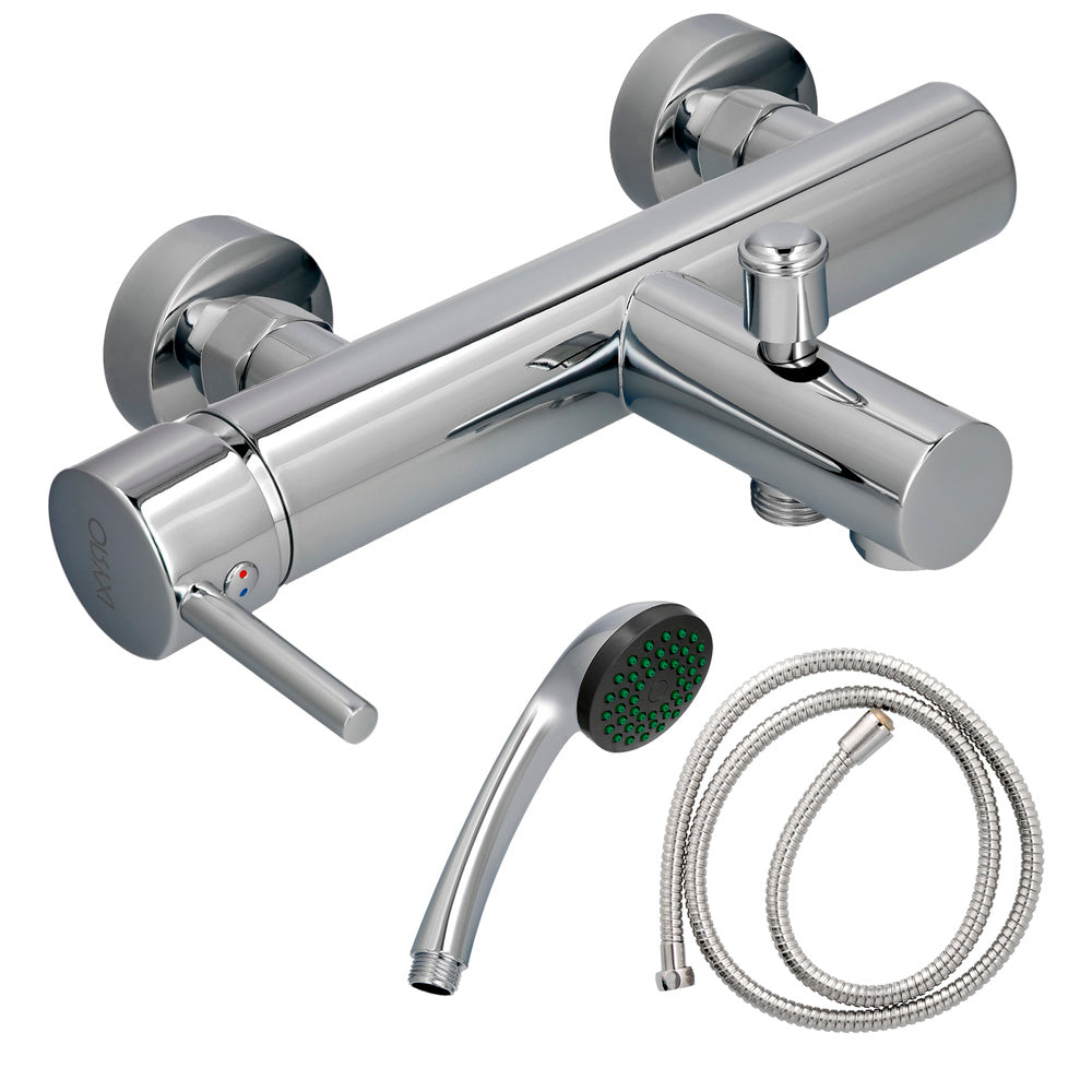 Monomando bañera / ducha "dresde" grifo baño, grifo encimera, grifo cocina, grifo mezclador. Cartucho cerámico ø 35 mm