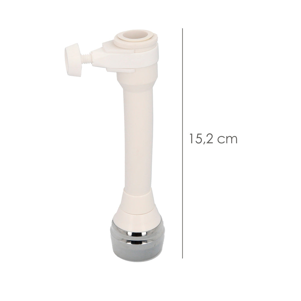Flexible plastic economizer atomizer with male/female adapter