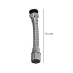 Atomizador  economizador metalico flexible con adaptador macho / hembra