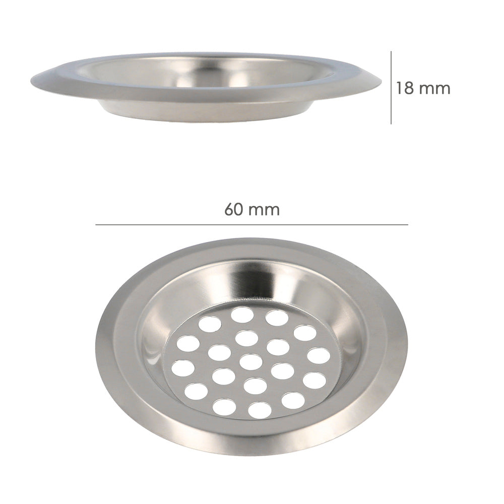 Stainless steel sink strainer / kitchen sink filter 6 cm