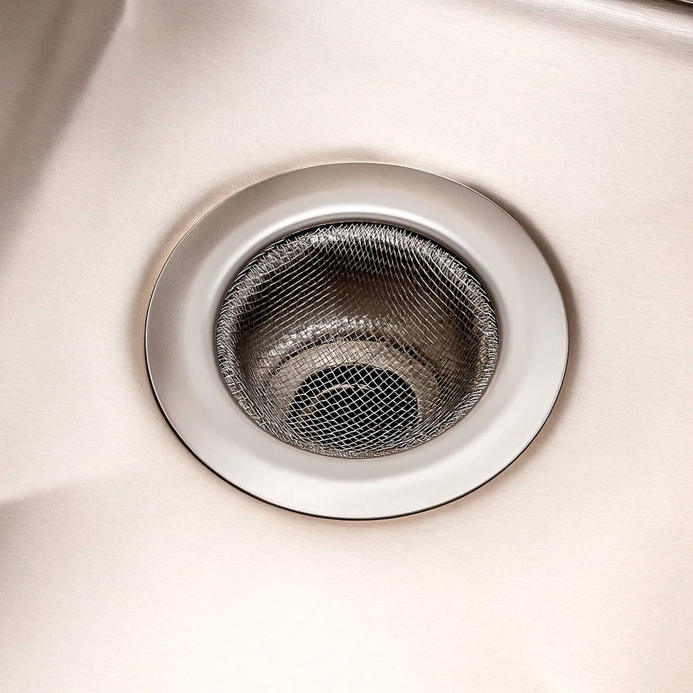 Filtro cestillo malla para lavabo / fregadero inoxidable ø 7,5 cm.