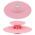 Universal sink and bathtub stopper silicone with basket ø 10 cm
