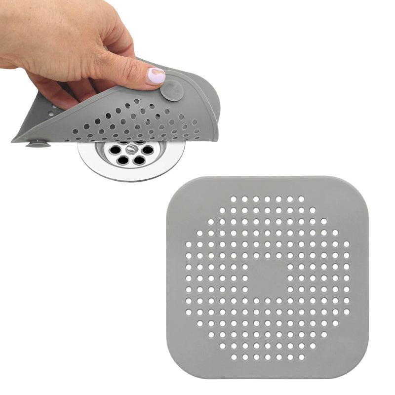 Protector desagüe silicona cocina baño 145 x 145 mm