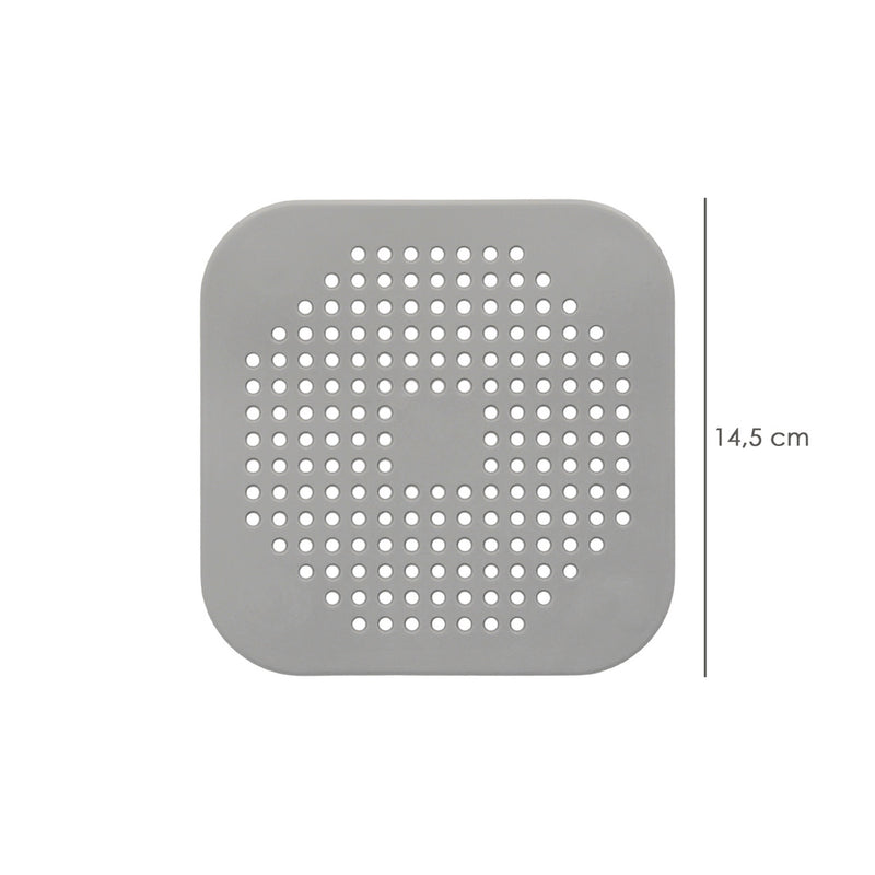 Protector desagüe silicona cocina baño 145 x 145 mm