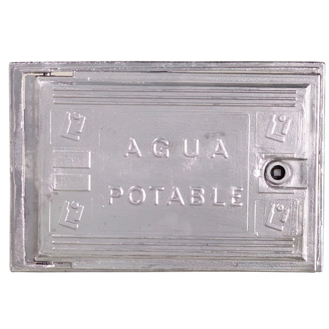 Puerta contador agua aluminio 300x400