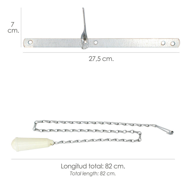 Bolsa de accesorios cisterna alta, accesorios de WC alto, mecanismo cisterna alta,