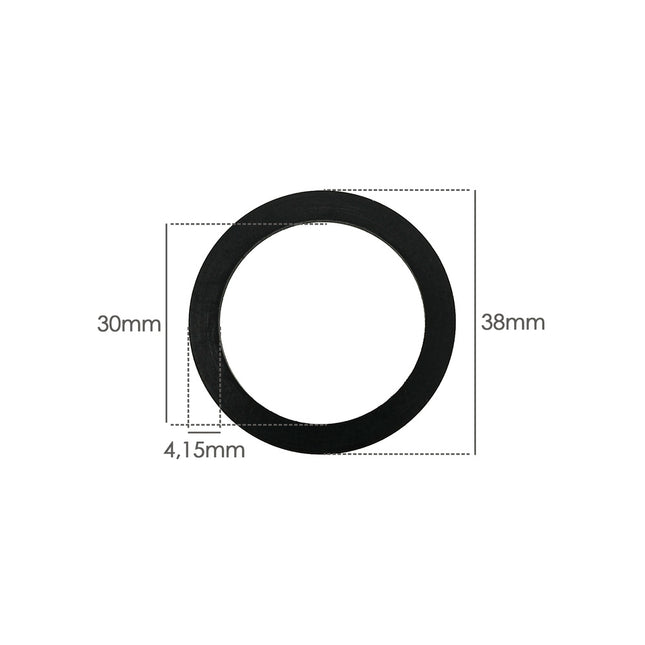 Junta plana ancha 1 1/4"  28,5 x 37,5 x 2,5 mm bolsa 100 unidades