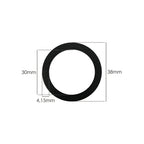 Junta plana ancha 1 1/4"  28,5 x 37,5 x 2,5 mm bolsa 100 unidades