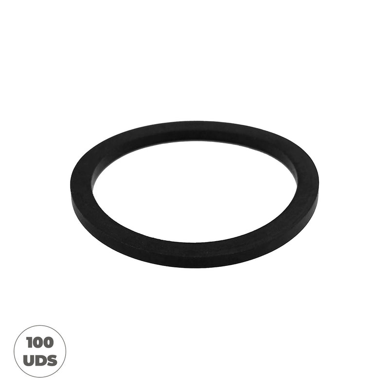 Junta plana estrecha 1 1/2" 37 x 44,5 x 2,5 mm bolsa 100 unidades