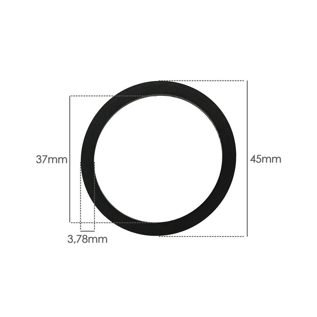 Junta plana estrecha 1 1/2" 37 x 44,5 x 2,5 mm bolsa 100 unidades