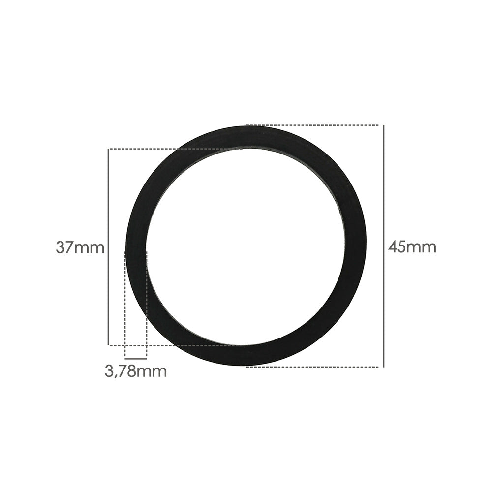 Narrow flat gasket 1 1/2" 37 x 44.5 x 2.5 mm bag of 100 units