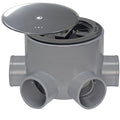 Bote sifónico pvc t 85 a 110  50-40 altura 85 mm con tapa aireación