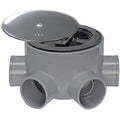 Bote sifónico pvc t 85 ba 110  50-40 altura 75 mm con tapa aireación