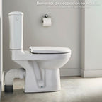 Extendable toilet connector t-138 angled