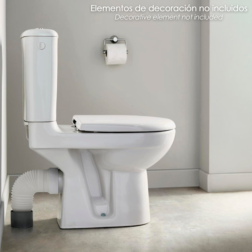 Extendable toilet connector t-138 angled