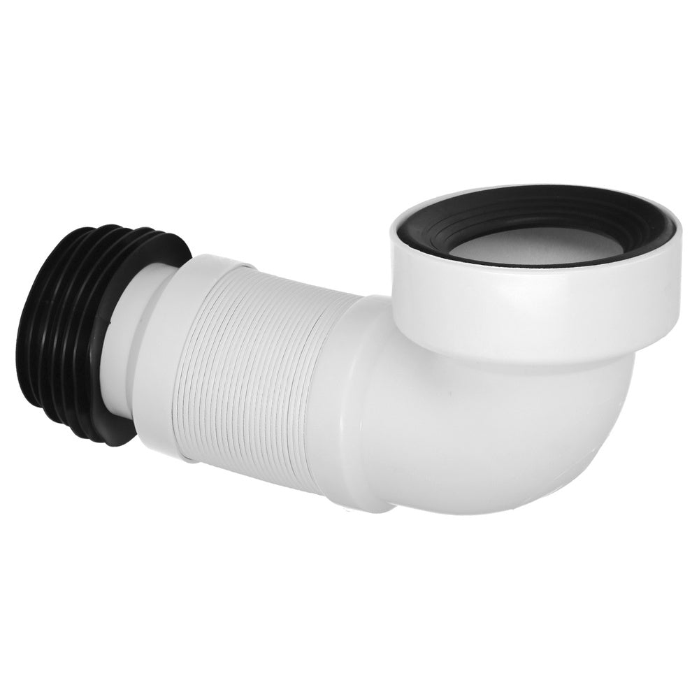 Extendable toilet connector t-138 angled