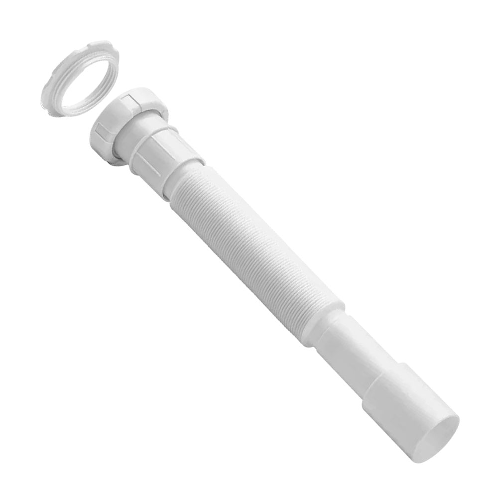 Sifón extensible tuerca loca con boca encolable (t-39d) salida ø 40 - 50 mm. Válvula 1-1/2" y 1-1/4"