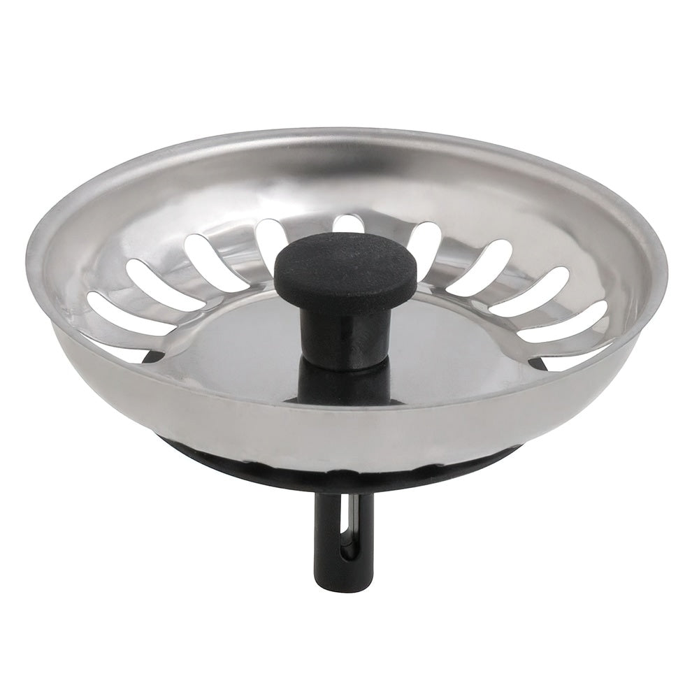 Sink basket strainer plug, stainless steel t-93bp-115 1 1/2