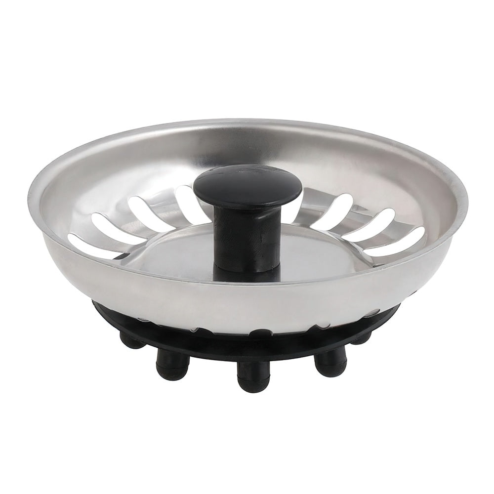 Basket strainer plug for sink, stainless steel t-93-115 1 1/2