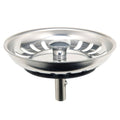 Basket strainer plug for sink, stainless steel t-93bm-115 1 1/2