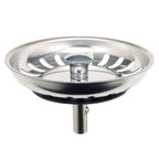 Basket strainer plug for sink, stainless steel t-93bm-115 1 1/2