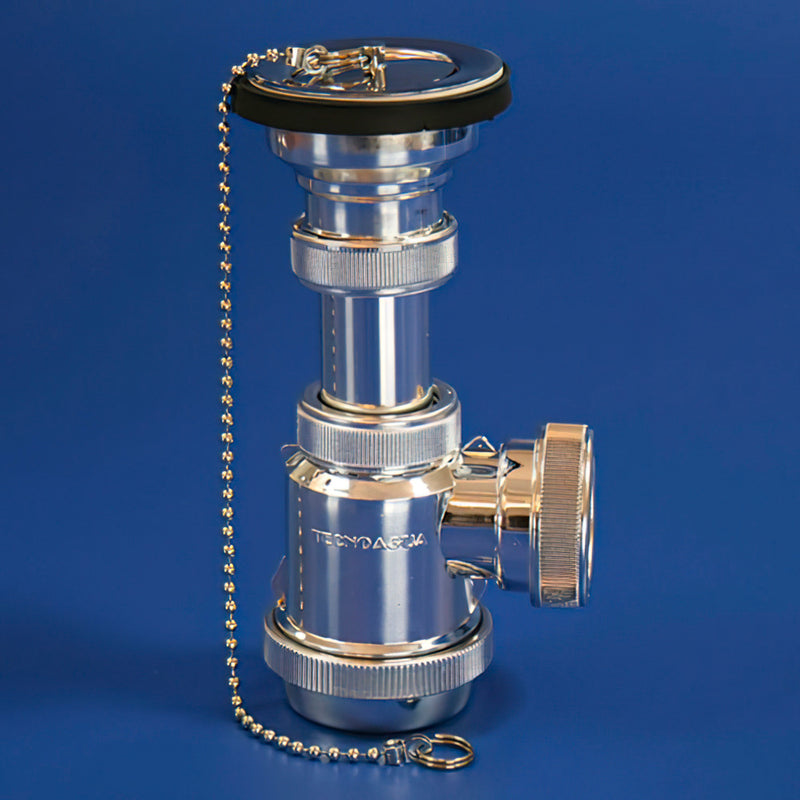 Sifon botella mini metalizado t-3M  ME 1 1/2