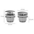 Click-clack basin waste 1 1/4"