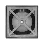 Stainless steel syphonic floor drain v-h 104x104 / 50mm