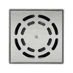 Stainless steel syphonic floor drain v-h 104x104 / 50mm