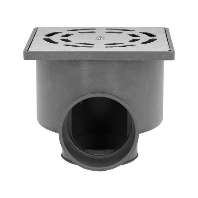 Sumidero sifónico inoxidable  v-h 104x104 / 50mm