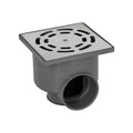 Stainless steel syphonic floor drain v-h 104x104 / 50mm
