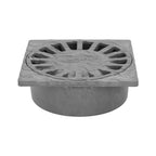 Sumidero sifónico pvc  15x15 cm salida de ø 75 / 50 mm desagüe, desaguadero, tragadero, alcantarilla,