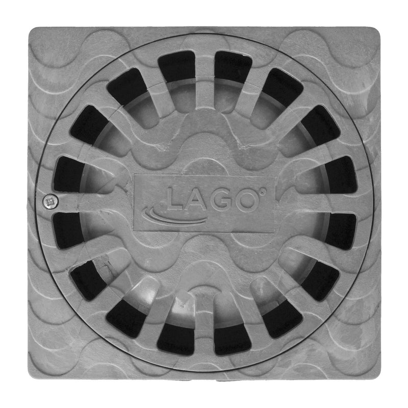 Sumidero sifónico pvc  25x25 cm. salida de ø 90 / 110 mm. desagüe, desaguadero, tragadero, alcantarilla,