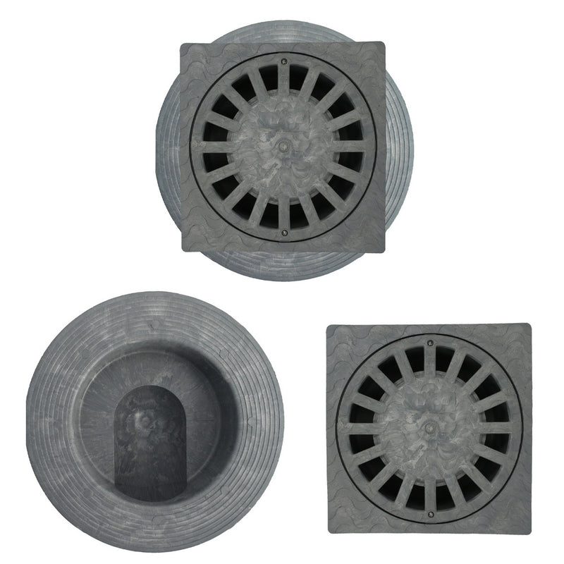 Caldereta sifonica pvc horizontal 250x250/110mm