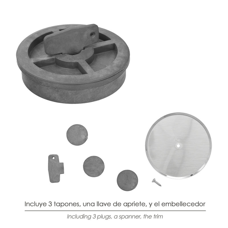 Tapa bote sifónico PVC ø 110 mm