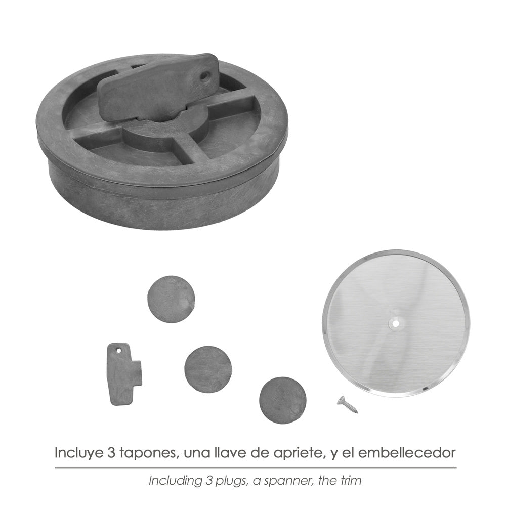 PVC floor drain cover ø 110 mm