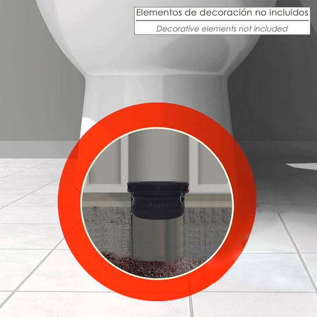 Manguito inodoro PVC recto ø 90 mm