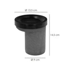 Manguito de sanita PVC excêntrico 90 mm