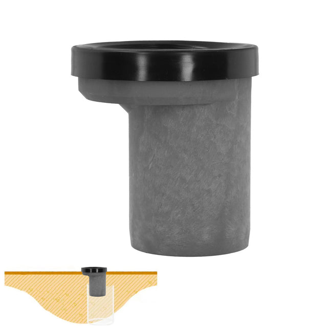 Manguito inodoro pvc excentrico 90 mm