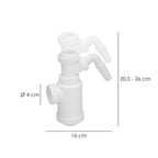Sifão garrafa extensível t-4-t 1 1/2 tomada máquina de lavar roupa
