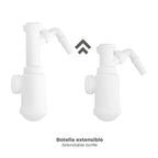 Sifão garrafa extensível t-4-t 1 1/2 tomada máquina de lavar roupa