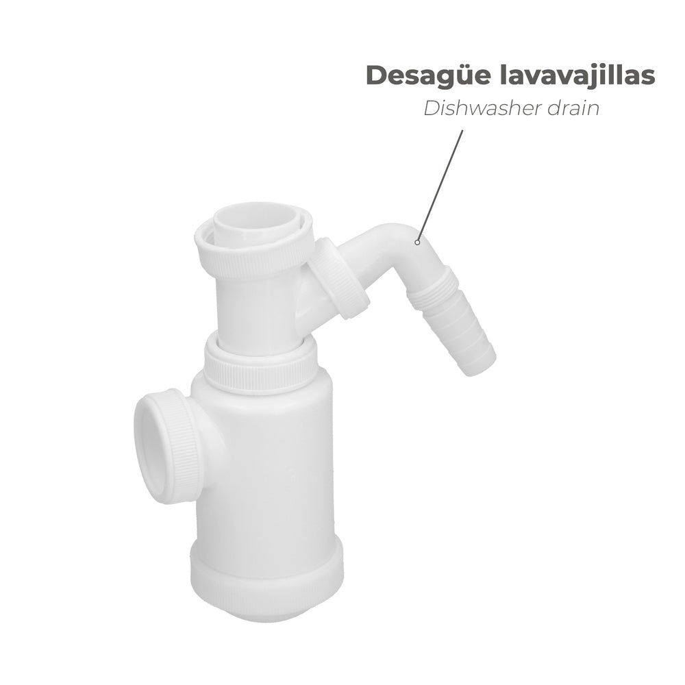 Sifão garrafa extensível t-4-t 1 1/2 tomada máquina de lavar roupa