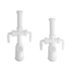 Sifão de garrafa extensível 1 1/2" saída ø 40mm 2 tomadas de máquina de lavar
