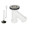 Sifão em Y com válvula e bujão 1-1/2" saída de ø 40 mm