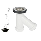 Sifão em Y com válvula e bujão 1-1/2" saída de ø 40 mm