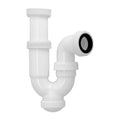 Sifão curvo extensível porca louca 1 1/2" ø 40 mm