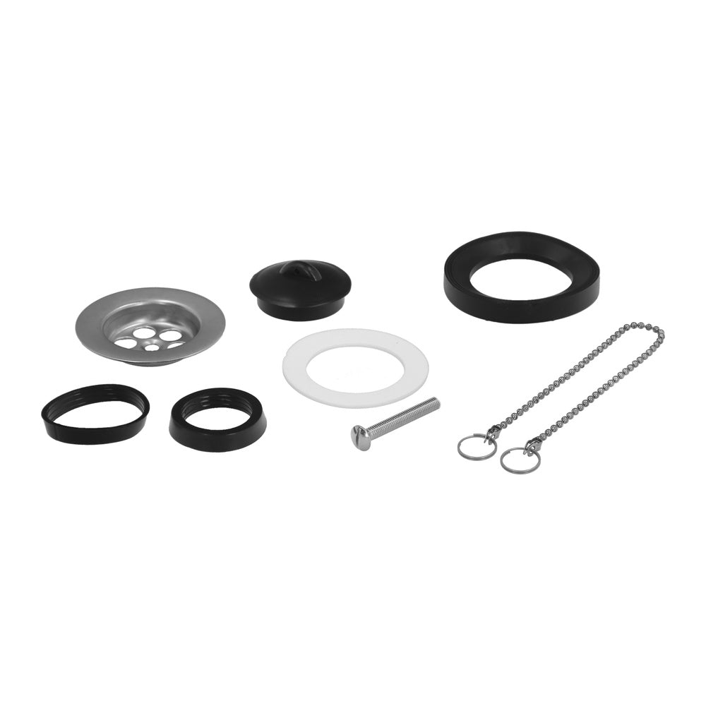 Sifão curvo extensível com válvula e tampa 1 1/2" ø 40 mm