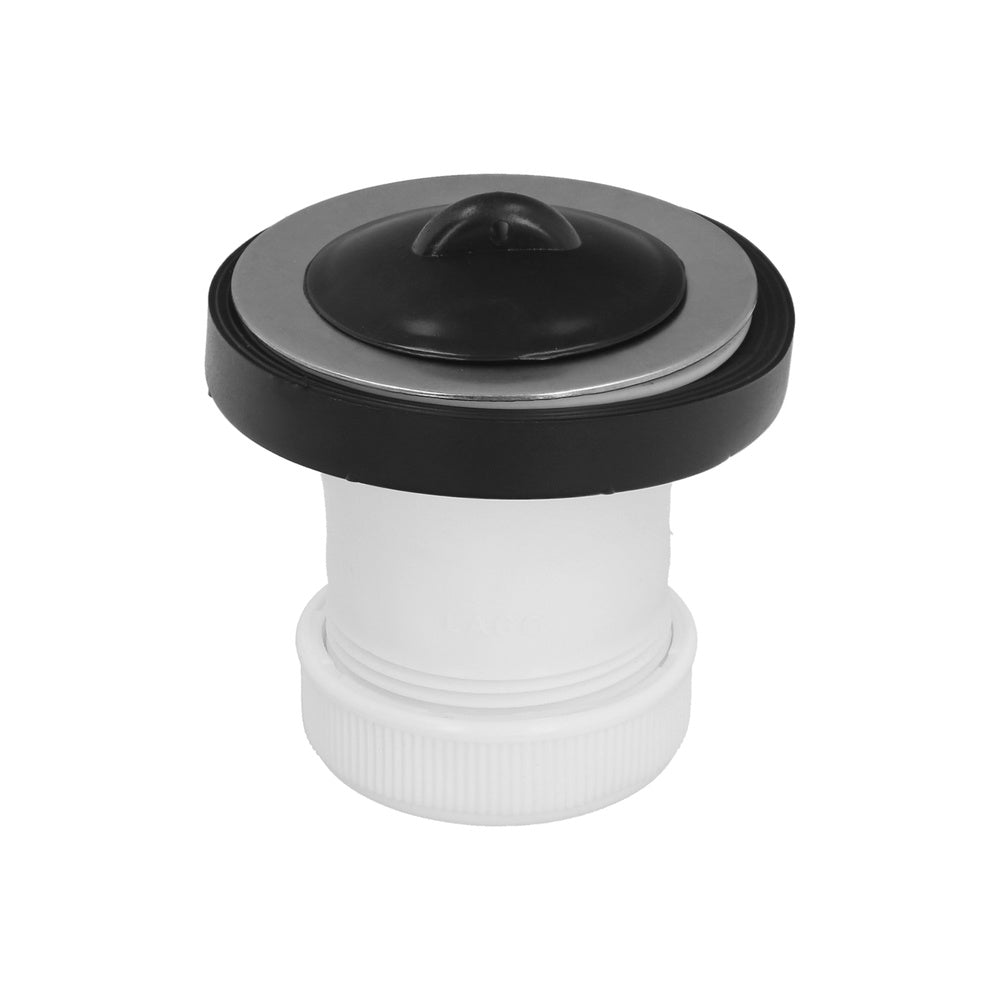 Válvula para lavatório/bidé com tampa e corrente, saída de 1 1/2" ø 40 mm